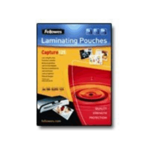 Fellowes | Laminating Pouch - 65x95mm | Glossy | Ideal for identity cards, credit cards, business cards and visitor cards; Capture 125 Micron thickness - providing an advanced level of document protection; Pack size of 100; Compatible with all laminator brands - Image 3