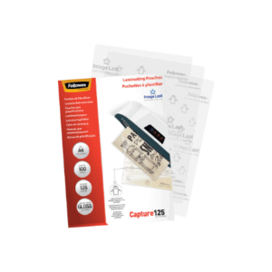 Fellowes | Laminating Pouch PREMIUM | A4 | Glossy | Thickness: 125 micron, Qty Per Pack: 100 pcs; Ideal for notices, craft materials, signage and frequently handled documents; Compatible with all laminator brands - Image 4