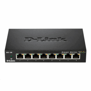 D-Link | Switch | DGS-108/E | Unmanaged | Desktop | Gigabit Ethernet (copper) ports quantity 8 - Image 6