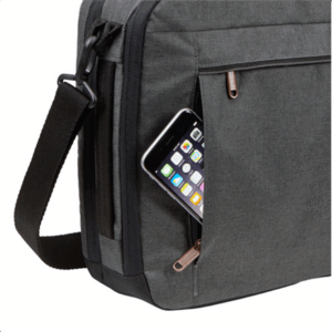 Case Logic | Era Hybrid Briefcase | Fits up to size 15.6 " | Messenger - Briefcase/Backpack | Obsidian | Shoulder strap - Image 2