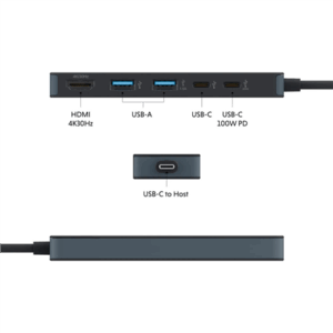Hyper HyperDrive Flex 5 Port USB-C Hub | HD4101BKGL | HDMI ports quantity 1 - Image 7