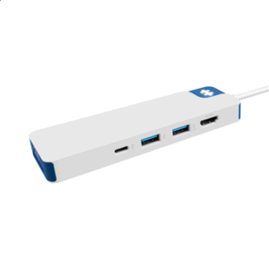 Hyper HyperDrive Flex 8 Port USB-C Hub, White/Blue | HD4102BUGL | HDMI ports quantity 1 - Image 3