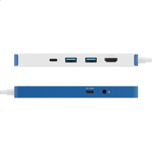 Hyper HyperDrive Flex 8 Port USB-C Hub, White/Blue | HD4102BUGL | HDMI ports quantity 1 - Image 5
