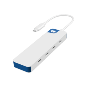 Hyper HyperDrive Flex 4 Port USB-C Hub, White/Blue | HD5201BUGL - Image 2