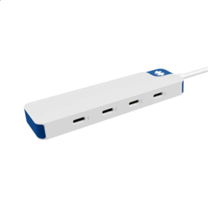 Hyper HyperDrive Flex 4 Port USB-C Hub, White/Blue | HD5201BUGL - Image 3