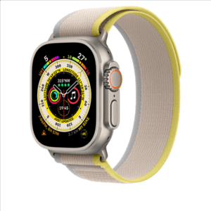 Apple | Trail Loop - S/M | 49 | Yellow/Beige | Nylon | Strap fits 130–180mm wrists - Image 3
