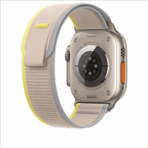 Apple | Trail Loop - S/M | 49 | Yellow/Beige | Nylon | Strap fits 130–180mm wrists - Image 5