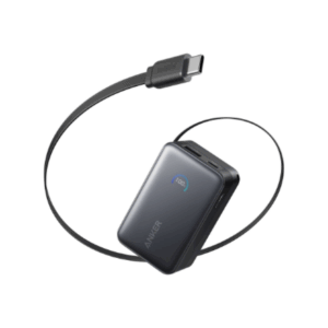 Anker Nano Power Bank 45W with Built-In Retractable USB-C Cable | A1638H11 | 10000 mAh | Black - Image 9