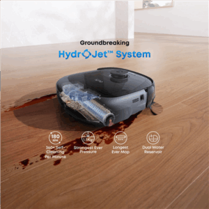 Anker Eufy Robot Vacuum Cleaner | Omni E25 | Wet&Dry | Operating time (max) 180 min | Dust capacity 3 L | 20000 Pa | Black - Image 8