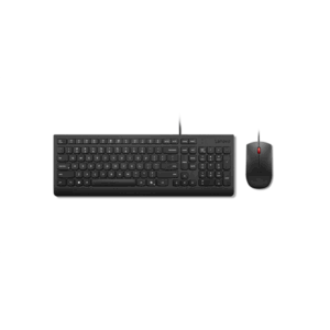 Lenovo Essential Wired Combo Klaviatūra and Mouse | Klaviatūra and Mouse Set | Wired | Mouse included | Lithuanian | Black