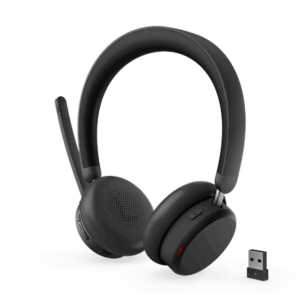 Lenovo Dual-Mode Wireless ANC Ausinės 6550 (USB-A, Teams) | 4XD1S19777 | Built-in microphone | Bluetooth | Black - Image 2