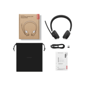 Lenovo Dual-Mode Wireless ANC Ausinės 6550 (USB-A, Teams) | 4XD1S19777 | Built-in microphone | Bluetooth | Black - Image 23