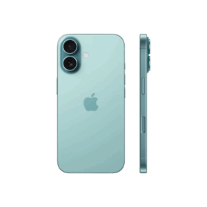 Apple | iPhone 16 | Teal | 6.1  | Super Retina XDR display | 2556 x 1179 pixels | A18 | Internal RAM 8 GB | 128 GB | Dual SIM | 4G | Main camera resolution 48+12 MP | Secondary camera resolution 12 MP | iOS | 18 - Image 3
