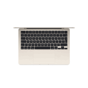 Apple MacBook | Air | Starlight | 13  | IPS | 2560 x 1664 pixels | Apple M4 | 16 GB | Solid-state drive capacity 256 GB | Apple M4 chip 10-core CPU/8-core GPU | macOS | 802.11ax | Bluetooth version 5.0 | Keyboard language Russian | Keyboard backlit - Image 3