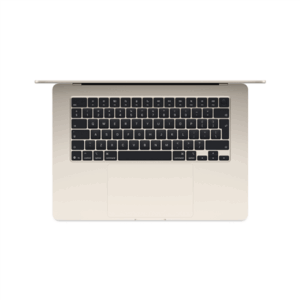 Apple MacBook | Air | Starlight | 15  | IPS | 2880 x 1864 pixels | Apple M4 | 16 GB | Solid-state drive capacity 512 GB | Apple M4 chip 10-core CPU/10-core GPU | macOS | 802.11ax | Bluetooth version 5.0 | Keyboard language Swedish | Keyboard backlit | Warranty 12 month(s) - Image 3