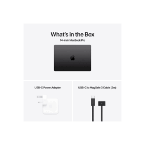 Apple MacBook | Pro | Space Black | 14 | 3024 x 1964 pixels | Apple M4 Pro | 24 GB | Solid-state drive capacity 512 GB | Apple M4 Pro chip 12-core CPU/16-core GPU | macOS | 802.11ax | Bluetooth version 5.3 | Keyboard language Russian | Keyboard backlit | Warranty 12 month(s) - Image 4
