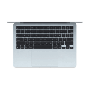 Apple MacBook | Air | Sky Blue | 13  | IPS | 2560 x 1664 pixels | Apple M4 | 16 GB | Solid-state drive capacity 256 GB | Apple M4 chip 10-core CPU/8-core GPU | macOS | 802.11ax | Bluetooth version 5.0 | Keyboard language Swedish | Keyboard backlit | Warranty 12 month(s) - Image 4