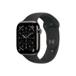 Apple Watch Series 11 GPS + Cellular 46mm Slate Titanium Case with Black Sport Band - M/L | Apple - Image 2