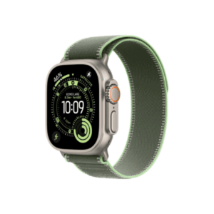 Apple 49mm Green/Neon Trail Loop - S/M - Natural Titanium Finish | Apple - Image 3