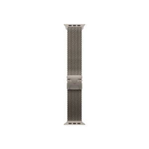 Apple 49mm Natural Titanium Milanese Loop - Large | Apple - Image 2