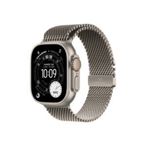 Apple 49mm Natural Titanium Milanese Loop - Large | Apple - Image 3