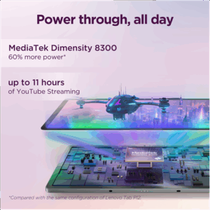 Lenovo Idea Tab Pro Wi-Fi (w/o power adapter) | ZAE40020SE | 12.7 " | Luna Grey | LTPS | 2944 x 1840 pixels | MediaTek | Dimensity 8300 | 8 GB | Soldered LPDDR5x | 256 GB | Wi-Fi | Front camera | 8 MP | Rear camera | 13 MP | Bluetooth | 5.3 | Android | 14 (OS upgrades until Android 16 and 4 years security patches) | Warranty 24 month(s) | Lenovo Tab Pen Plus, USB-A to USB-C cable, Manual - Image 13