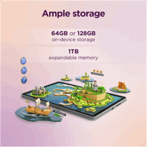 Lenovo Tab 4G LTE (without power adapter) | ZAEJ0004SE | 10.1 " | Luna Grey | IPS | 1920 x 1200 pixels | MediaTek | Helio G85 | 4 GB | Soldered LPDDR4x | 64 GB | 3G | 4G | Wi-Fi | Front camera | 5 MP | Rear camera | 8 MP | Bluetooth | 5.3 | Android | 14 | Warranty 24 month(s) | Clear Case, USB-A to USB-C cable, Manual - Image 5