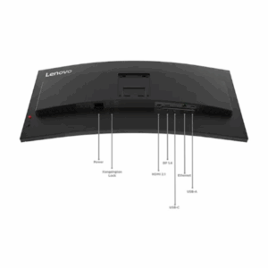 Lenovo | ThinkVision | T34WD-40 | 34  | VA | 21:9 | 120 Hz | 4 ms | 3440 x 1440 pixels | 300 cd/m² | HDMI ports quantity 1 | Eclipse black | Warranty 36 month(s) - Image 15