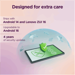 Lenovo Tab Wi-Fi (w/o power adapter) | ZAEH0174SE | 10.1 " | Polar Blue | IPS | 1920 x 1200 pixels | MediaTek | Helio G85 | 4 GB | LPDDR4x | 128 GB | Wi-Fi | Front camera | 5.0 MP | Rear camera | 8.0 MP | Bluetooth | 5.3 | Android | 14 (Android 15 & 16 upgrades and 4 years security updates) | Warranty 24 month(s) | Folio Case, USB-A to USB-C cable, Manual - Image 20