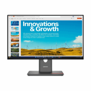 Lenovo | ThinkVision P24QD-40 | 23.8 " | IPS | 16:9 | 120 Hz | 6 ms | 2560 x 1440 pixels | 300 cd/m² | HDMI ports quantity 1 | Eclipse Black | Warranty 36 month(s) - Image 2
