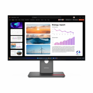 Lenovo | ThinkVision P24q-40 | 23.8 " | IPS | 16:9 | 120 Hz | 4 ms | 2560 x 1440 pixels | 300 cd/m² | HDMI ports quantity 1 | Raven Black | Warranty 36 month(s) - Image 2