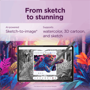 Lenovo Yoga Tab Wi-Fi (w/o power adapter) | ZAG60208SE | 11.1 " | Seashell | LTPS | 3200 x 2000 pixels | Qualcomm | Snapdragon 8 Gen 3 Mobile Platform | 12 GB | Soldered LPDDR5x | 256 GB | Wi-Fi | Front camera | 13 MP | Rear camera | 13+2 MP | Bluetooth | 5.4 | Android | Android 15 or Later | Warranty 24 month(s) | Lenovo Tab Pen Pro - Image 18