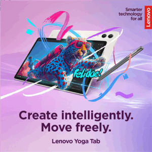 Lenovo Yoga Tab Wi-Fi (w/o power adapter) | ZAG60208SE | 11.1 " | Seashell | LTPS | 3200 x 2000 pixels | Qualcomm | Snapdragon 8 Gen 3 Mobile Platform | 12 GB | Soldered LPDDR5x | 256 GB | Wi-Fi | Front camera | 13 MP | Rear camera | 13+2 MP | Bluetooth | 5.4 | Android | Android 15 or Later | Warranty 24 month(s) | Lenovo Tab Pen Pro - Image 29