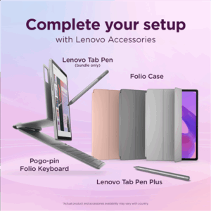 Lenovo Idea Tab Plus Wi-Fi (w/o power adapter) | ZAG70004SE | 12.1 " | Luna Grey | IPS | 2560 x 1600 pixels | MediaTek | Dimensity 6400 | 12 GB | Soldered LPDDR4x | 256 GB | Wi-Fi | Front camera | 8 MP | Rear camera | 13 MP | Bluetooth | 5.2 | Android | 15 or Later | Warranty 24 month(s) | Lenovo Tab Pen - Image 14