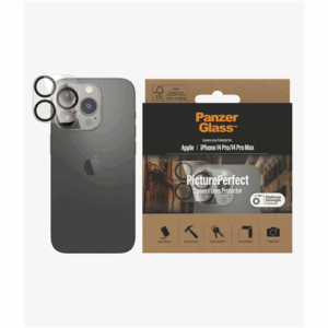 PanzerGlass | Camera Protector | Apple | iPhone 14 Pro/14 Pro Max | Black - Image 3