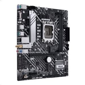 Asus | PRIME H610M-A WIFI D4 | Processor family Intel | Processor socket LGA1700 | DDR4 DIMM | Memory slots 2 | Supported hard disk drive interfaces SATA, M.2 | Number of SATA connectors 4 | Chipset Intel H610 | mATX - Image 3