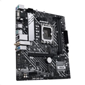 Asus | PRIME H610M-A WIFI D4 | Processor family Intel | Processor socket LGA1700 | DDR4 DIMM | Memory slots 2 | Supported hard disk drive interfaces SATA, M.2 | Number of SATA connectors 4 | Chipset Intel H610 | mATX - Image 4