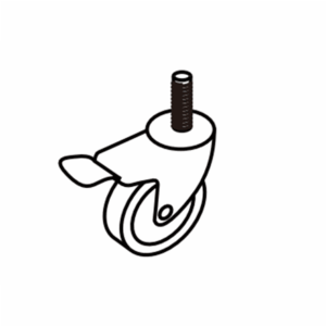 TunaBone TunaBone Wheels of Kamado grill 21/22/23/24", 4 pcs - Image 2