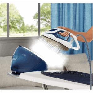 TEFAL | Steam Generator | GV9221E0 Pro Express Protect | 2600 W | 1.8 L | 7.6 bar | Vertical steam function | Calc-clean function | Blue/White - Image 3