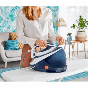 TEFAL | Steam Generator | GV9221E0 Pro Express Protect | 2600 W | 1.8 L | 7.6 bar | Vertical steam function | Calc-clean function | Blue/White - Image 4