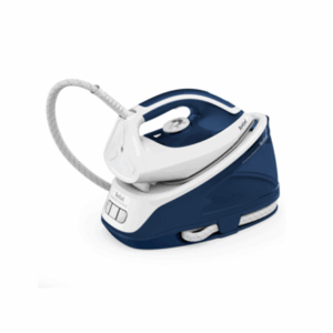 TEFAL | Express Essential Steam Station | SV6116E0 | 2200 W | 1.4 L | 5 to 6 bar | Auto power off | Vertical steam function | Calc-clean function | White/ Blue - Image 2