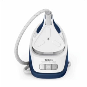 TEFAL | Express Essential Steam Station | SV6116E0 | 2200 W | 1.4 L | 5 to 6 bar | Auto power off | Vertical steam function | Calc-clean function | White/ Blue - Image 4