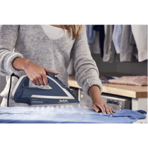 TEFAL | FV6872E0 | Steam Iron | 2800 W | Water tank capacity 270 ml | Continuous steam 40 g/min | Blue/Silver - Image 4