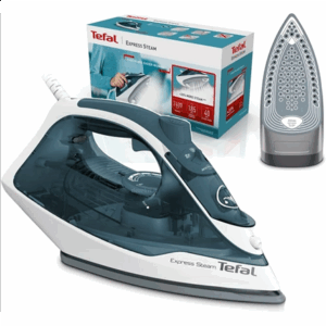 TEFAL | FV2839E0 | Steam Iron | 2400 W | Water tank capacity 270 ml | Continuous steam 40 g/min | Steam boost performance 185 g/min | Blue/White - Image 3