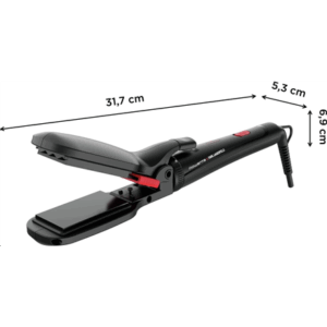 Rowenta Hair styler | CF422LF0 X KARL LAGERFELD Infinite Looks | Temperature (max) 190 °C | Number of heating levels 1 | 48 W | Black/Red - Image 11