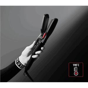 Rowenta Hair styler | CF422LF0 X KARL LAGERFELD Infinite Looks | Temperature (max) 190 °C | Number of heating levels 1 | 48 W | Black/Red - Image 7