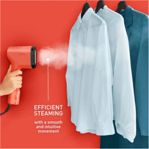TEFAL Garment Steamer | DT2022E1 Pure POP | Handheld | 1300 W | 0.07 L | 20 g/min | Red - Image 7