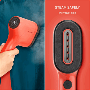 TEFAL Garment Steamer | DT2022E1 Pure POP | Handheld | 1300 W | 0.07 L | 20 g/min | Red - Image 9