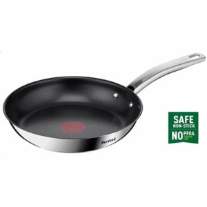 TEFAL | Frying Pan | B8170444 Intuition | Frying | Diameter 24 cm | Suitable for induction hob | Fixed handle | Black - Image 1
