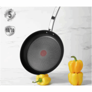 TEFAL | Frying Pan | B8170444 Intuition | Frying | Diameter 24 cm | Suitable for induction hob | Fixed handle | Black - Image 3